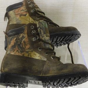 YOUTH OZARK TRAIL CAMO HIKING BOOTS SIZE 3